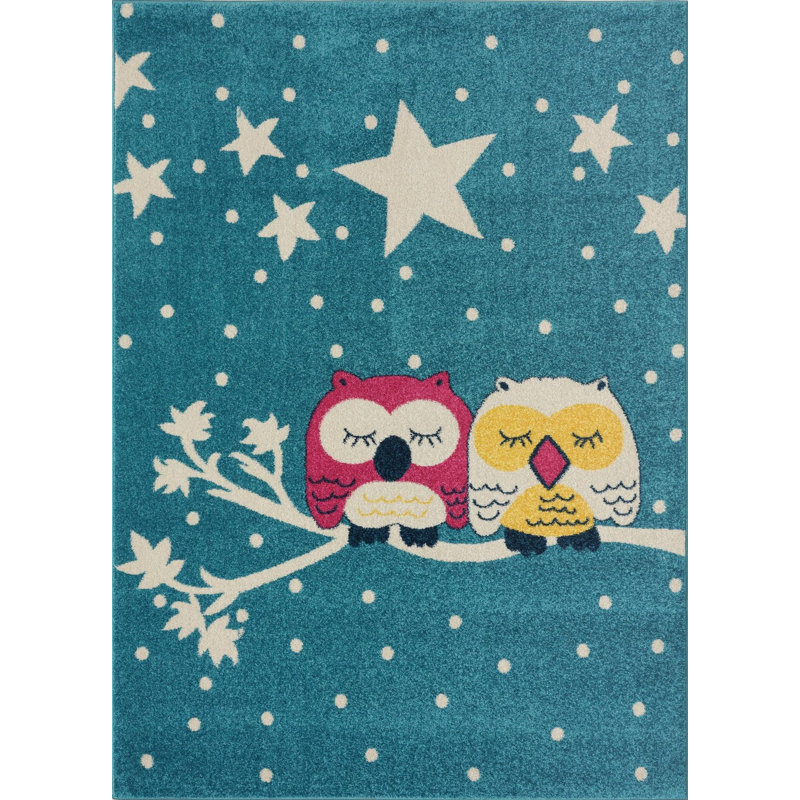 Tapis bleu Arago, Rectangle 5 pi 3 po x 7 pi 3 po