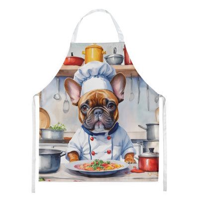 Tablier Bouledogue français le chef
