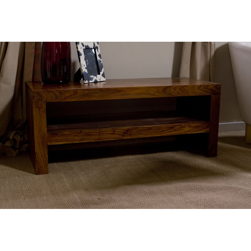 Harvey Solid Wood Four Leg Coffee Table with Storage
