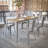 Guenot 30" x 60" Commercial Indoor/Outdoor Poly Resin Restaurant Table with Umbrella Hole-1524138931