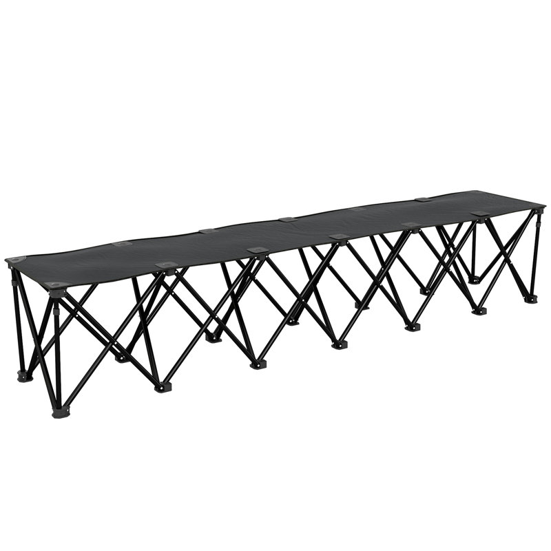 Banc 6 places pliable pour sports collectifs, chaise pliante