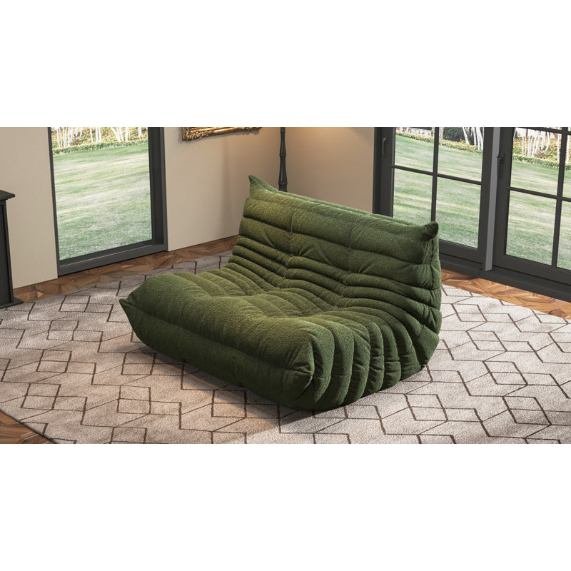 Armless 2-Seat Togo Two Seater Large Sofa
