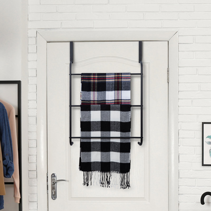 Over The Door Bathroom 3-Bar Towel Bar
