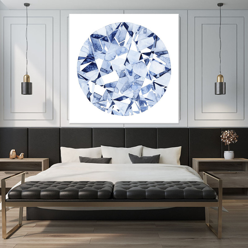«Diamond Drops II» par Grace Popp - impression sur toile tendue, H 84 po x l 84 po x P 1,5 po