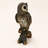 Owl Garden Statue with Branch Base
