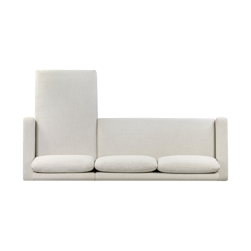 Canapé modulaire réversible en tissu de 115 po Cambio