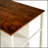 Solid Wood Rustic 45 Inch Stationary Kitchen Island with Butcher Block, 2 Open Shelves for Small Spaces and Dining