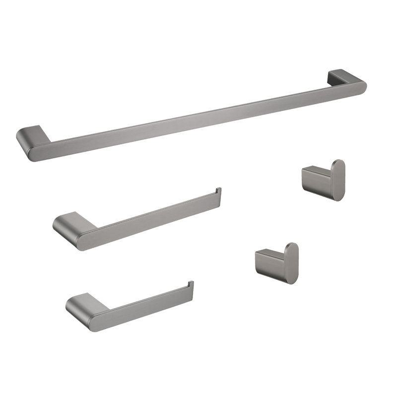 5 - Piece Bathroom Hardware Set, Brushed Gold