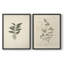 "Vintage Floral XIX" 2 pièces sur papier-74019701-74019707