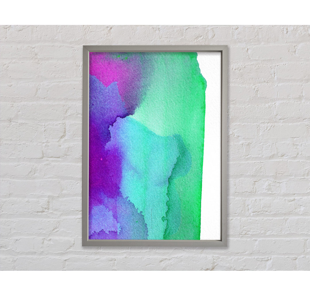 Colours Subside - Single Picture Frame Kunstdrucke auf Leinwand