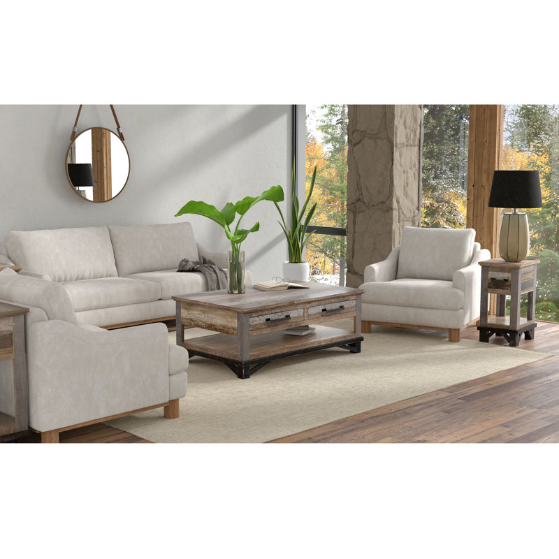 Structure et base en bois, similicuir pour fauteuil, Similicuir neige Olimpia