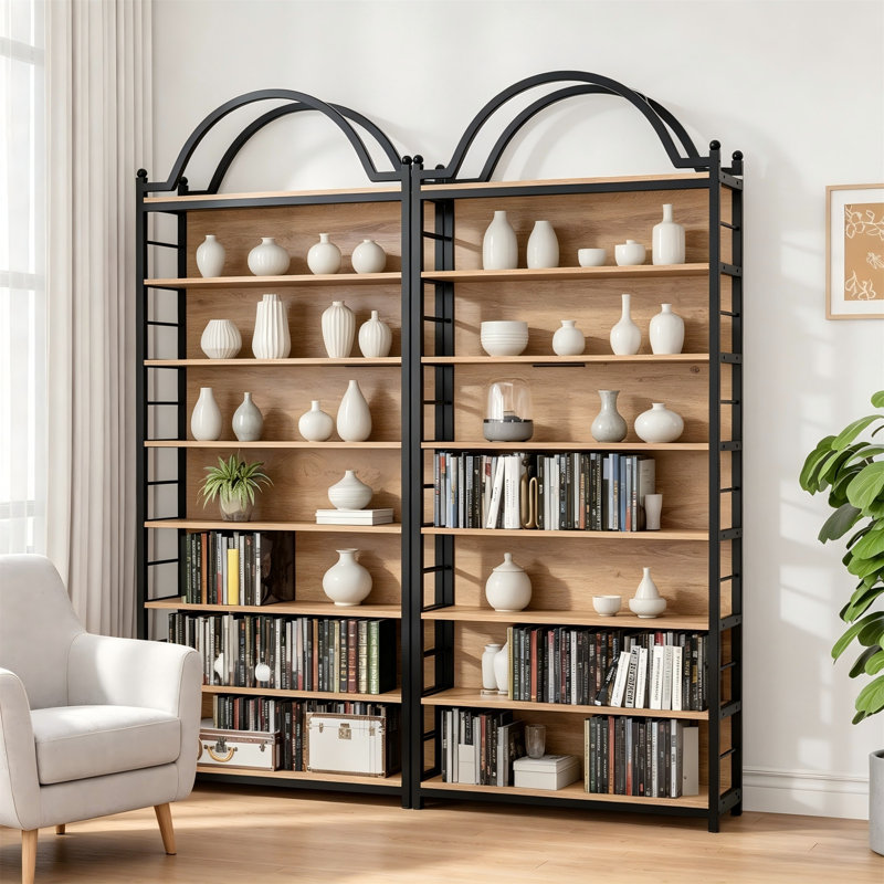 Tour de rangement pour CD / DVD à 8 niveaux, pouvant contenir plus de 400 CD, mince, naturel, Beige