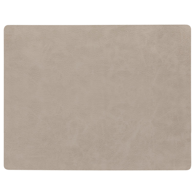 Napperon rectangulaire, Gris sableux
