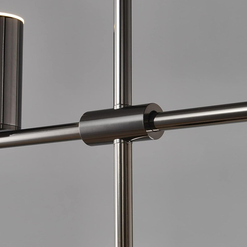 Luminaire suspendu moderne à DEL à intensité variable avec surface électrolytique Luminaire suspendu moderne à DEL pour salle à manger