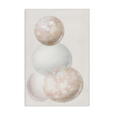 Toile «Subtle Orbs Shapes» par Anne Bailey