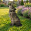 Sculpture de jardin en résine 29 po