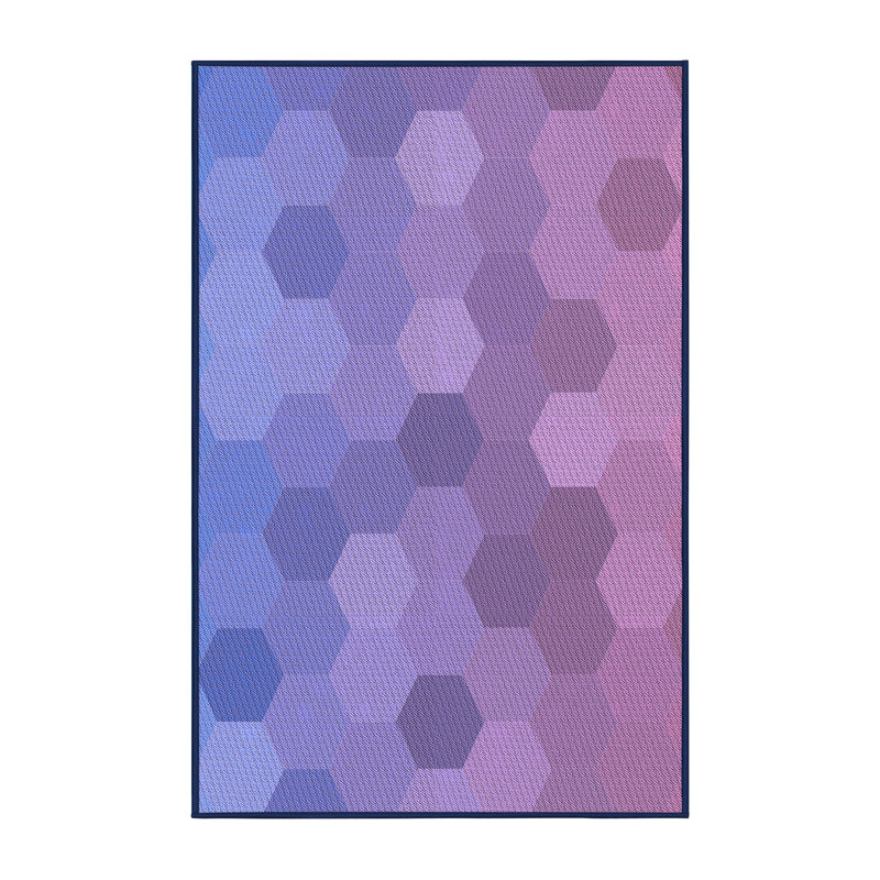Tapis 100% à motif lavable à la machine 2989, Rectangle 5 pi x 7 pi