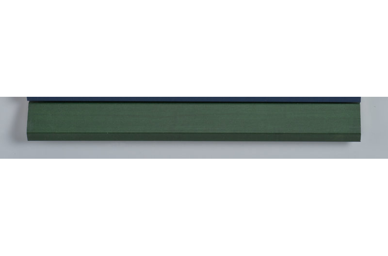Holdrege Metal Wall Mirror, Colorgrain Green, 16" H x 22" W