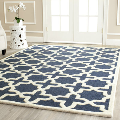 Igna Hand Tufted Wool Geometric Rug