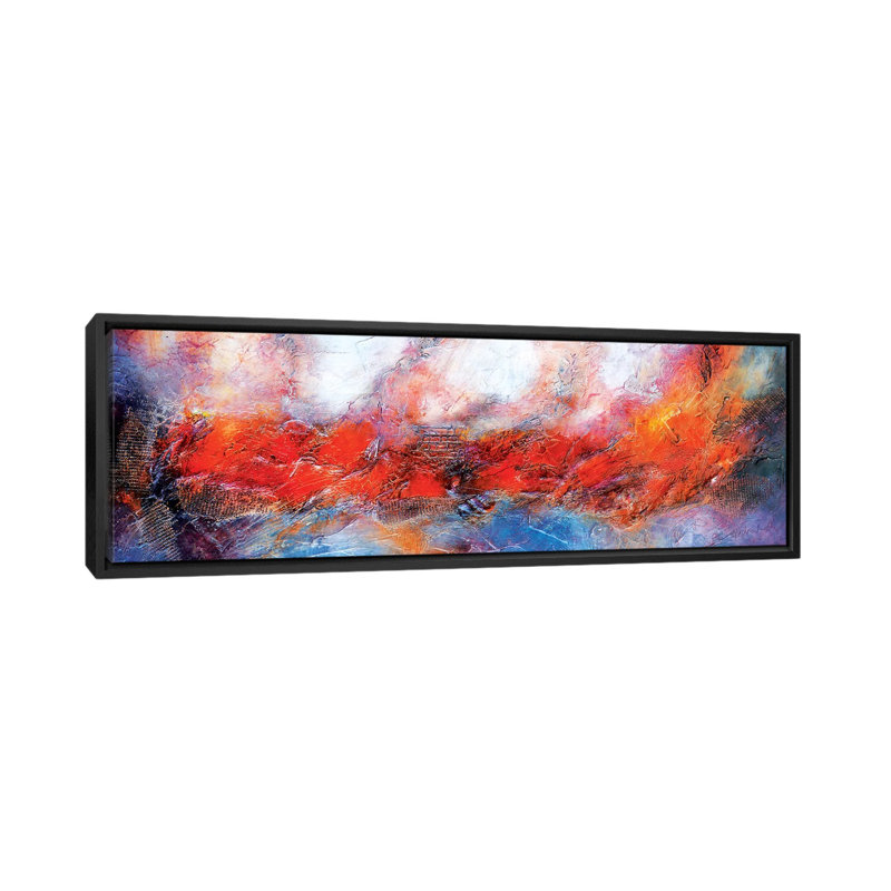 « guiding light », reproduction d’art sur toile tendue, H 12 po x l 36 po x P 1,5 po, Toile avec cadre noir