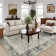 Clotilde Vintage Machine Washable Area Rugs Perfect for Living Room, Dining Room, Bedroom