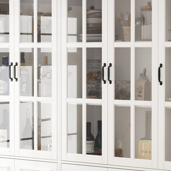 Lista Sliding Door Shelf Cabinets With 3 Adjustable Shelves