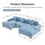 Canapé modulaire surdimensionné 130 po Cloud-639024356