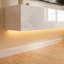 160cm Floating TV Stand with 3-Colour LED Lights - Modern Wall-Mounted Media Unit with 3 Drawers 