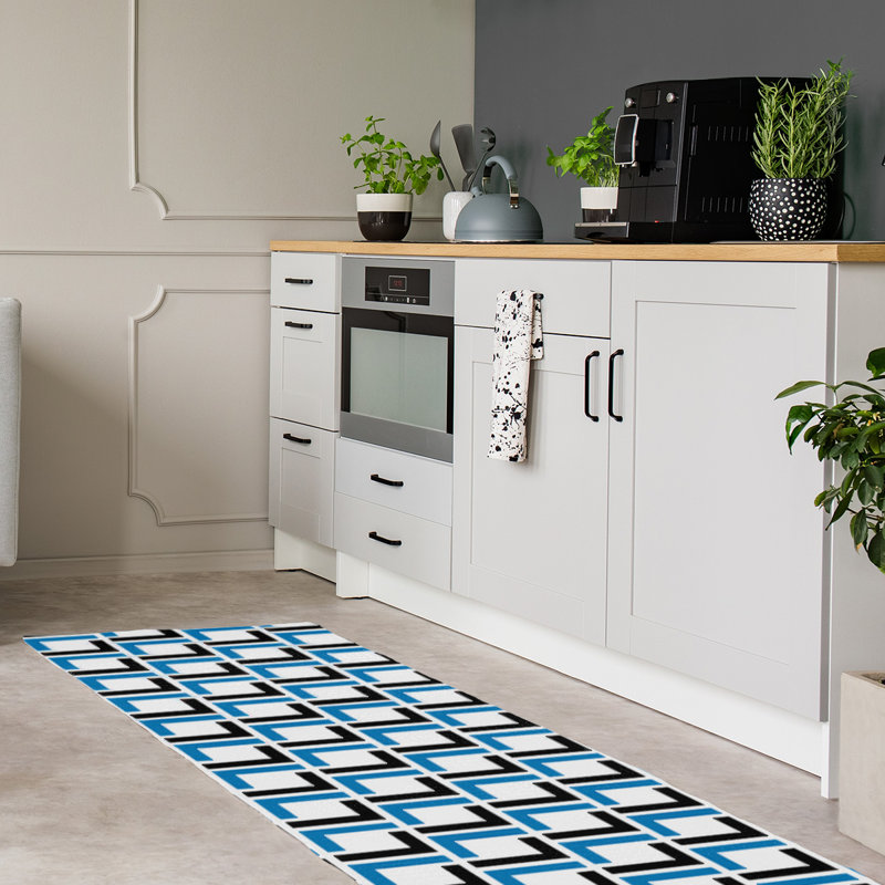 Tapis de couloir blanc