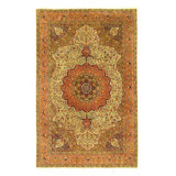 Oriental Area Rug in Beige