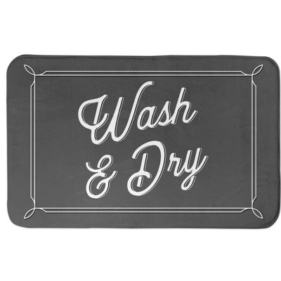 Tapis pour salle de bain lavage et séchage Aguilar