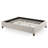 Upholstered Platform Bed Base with Wood Slats, Queen, Oatmeal-806559039-806559034