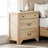 Farmhouse Nightstand With 3 Drawers, Oak，31.5"-1996705879-1996705878