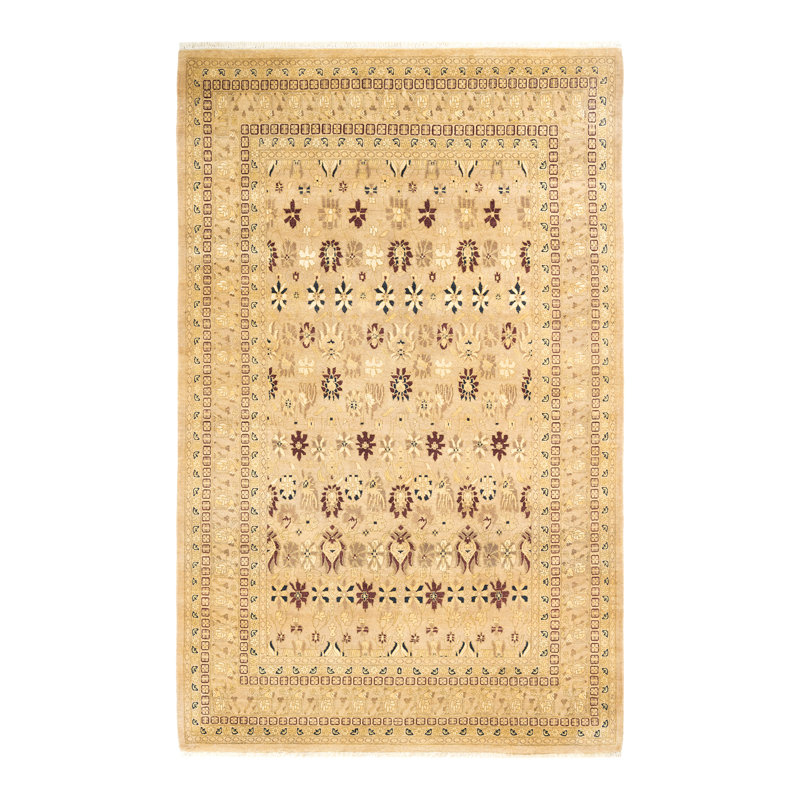 Classic One-of-a-Kind 5' 10" X 9' 1" Hand Knotted Area Rug