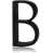 B