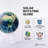 Globe Earth With Clouds 6