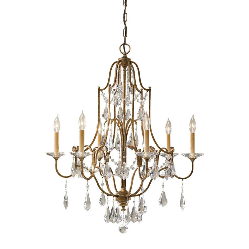 Carnanreagh 6 - Light Candle Style LED Chandelier