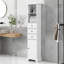 Grande armoire de salle de bain avec 3 tiroirs et tablette réglable pour la salle de bain