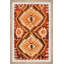 Orange Glow Pattern 1 Piece Single Picture Frame Wall Art-1172942238