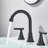 Widespread Faucet 2-handle Bathroom Faucet with Drain Assembly-99403213