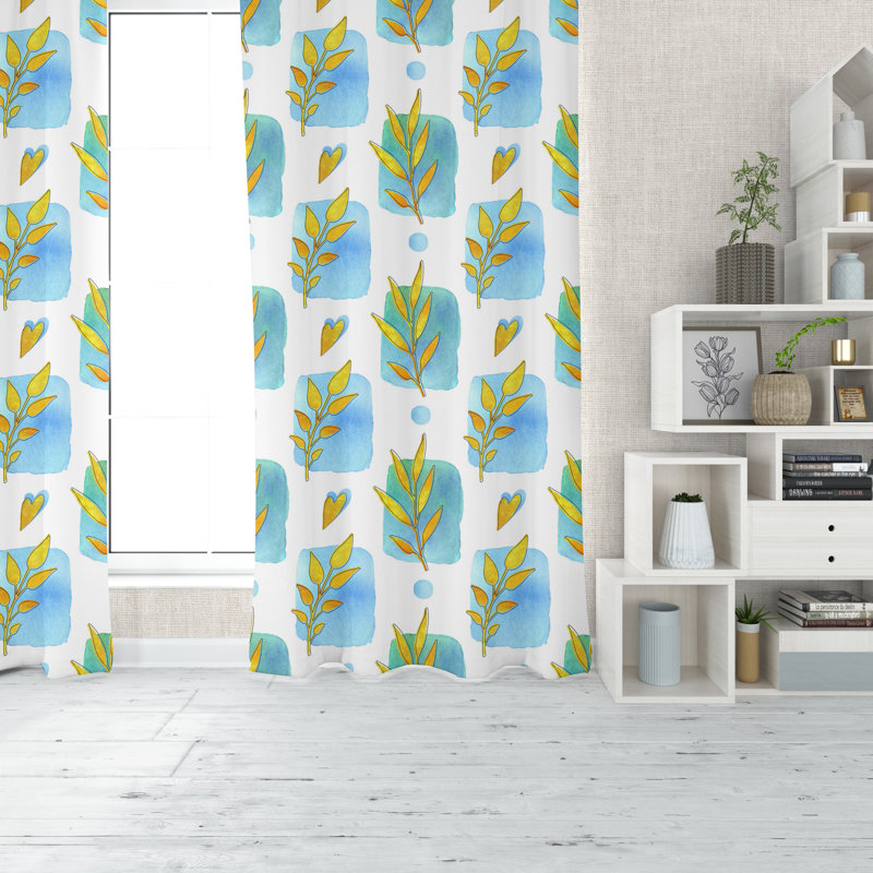 Katherina Room Darkening Curtain Pair, 20" W x 82" L