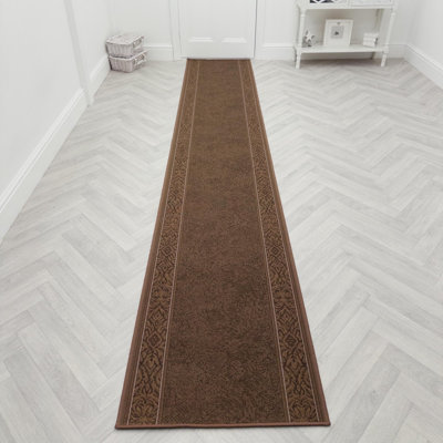Runner Vintage Look Looped / Hooked Area Rug