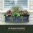Mayne Nantucket 4ft Self-Watering Window Box with Steel Wall Mount Brackets-1233617735-1235796178