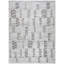 Wool Area Rug in Black/Light Gray-119489806