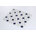 White/Cobalt Blue Dot