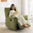Single Sofa Ergonomic Chenille Functional Recliner-790434552
