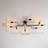 Industrial  Sputnik Semi Flush Mount Ceiling Light 44"