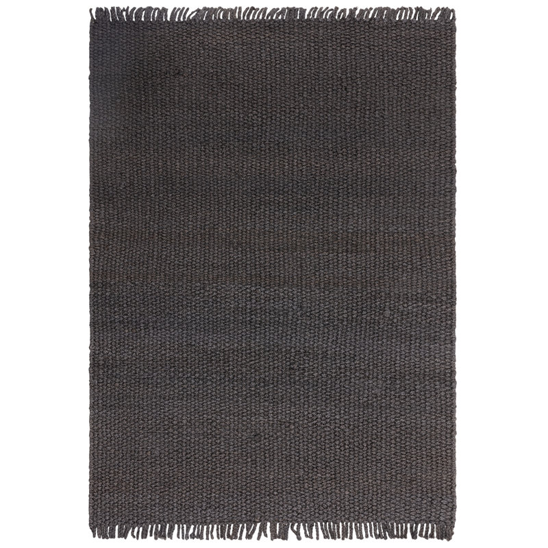 Shawntella Hand Braided Charcoal Area Rug, Rectangle 160 x 230cm