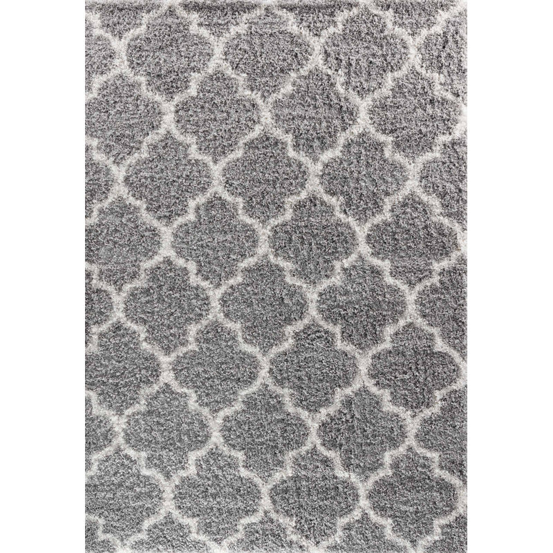 Babs Geometric Shag Area Rug, Rectangle 160cm x 230cm