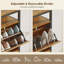 20 Pair Flip Down Shoe Storage